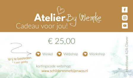 Creativiteit Cadeau &euro;25