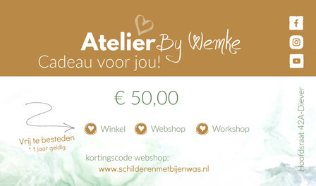 Creativiteit Cadeau &euro;50