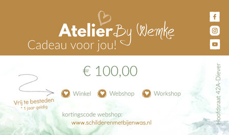 Creativiteit cadeau &euro;100