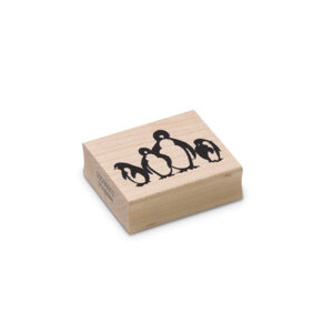 Encaustic Art stempel - pinguïns