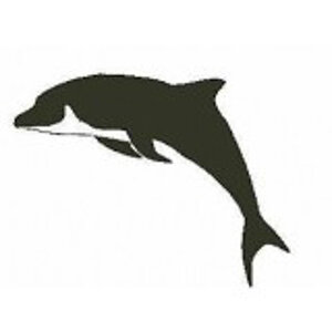 Encaustic Art stempel - dolfijn 