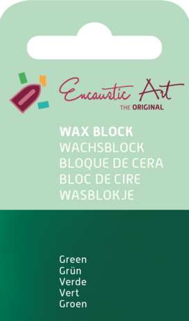 Encaustic Art wax - (07) groen 