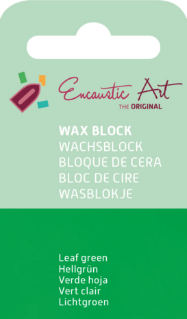 Encaustic Art wax - (06) lichtgroen 