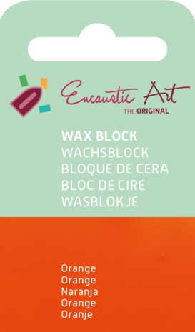 Encaustic Art wax - (03) oranje 