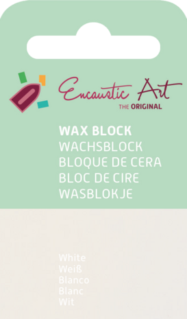 Encaustic Art wax - (16) wit 