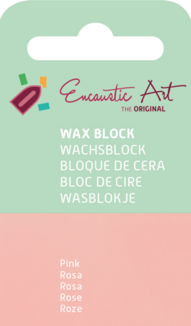 Encaustic Art wax - (24) roze 