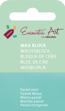 Encaustic Art wax - (33) pastel mintgroen 