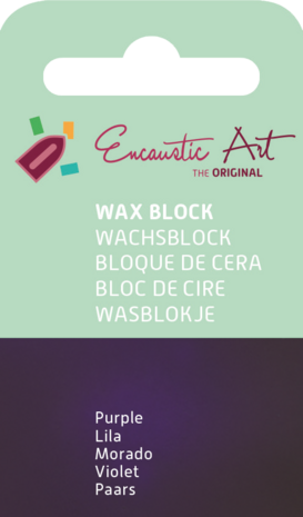 Encaustic Art wax - (48) paars 