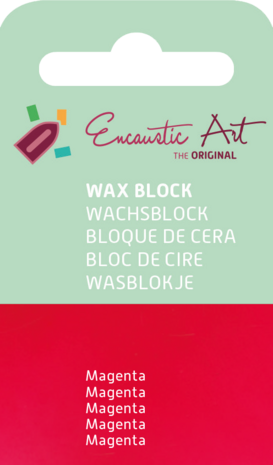 Encaustic Art wax - (42) magenta 