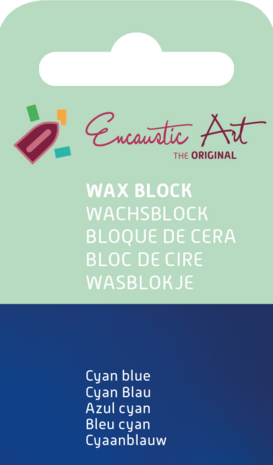 Encaustic Art wax - (46) cyaanblauw 