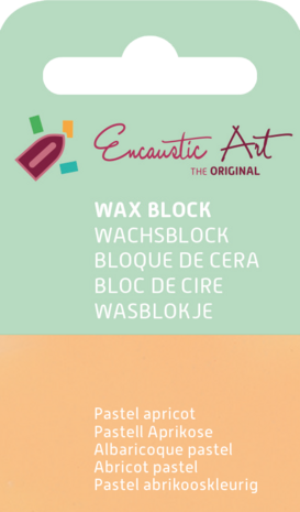 Encaustic Art wax - (30) pastel abrikoos 