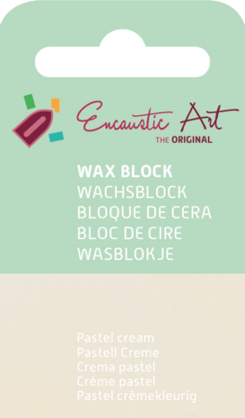 Encaustic Art wax - (35) pastel cr&egrave;me 