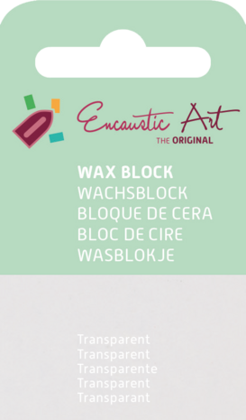 Encaustic Art wax - (27) transparant 