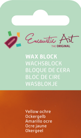 Encaustic Art wax - (20) okergeel