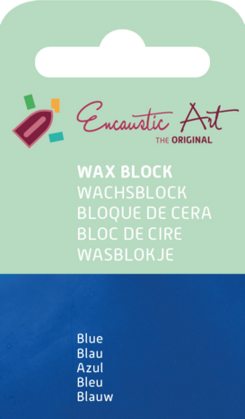 Encaustic Art wax - (09) blauw 