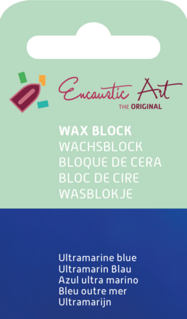 Encaustic Art wax - (10) ultramarijn 