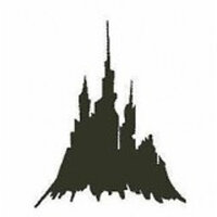 Encaustic Art stempel - kasteel (klein)