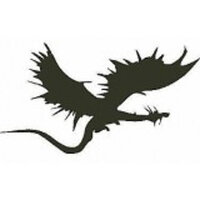 Encaustic Art stempel - draak (rechts)